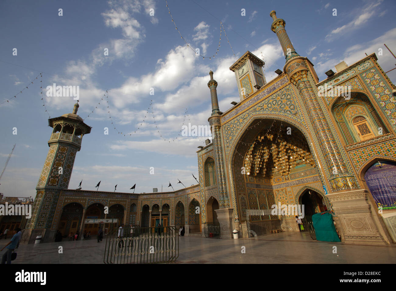 The shrine of Fatima al-Masumeh, Qom, Iran Stock Photo