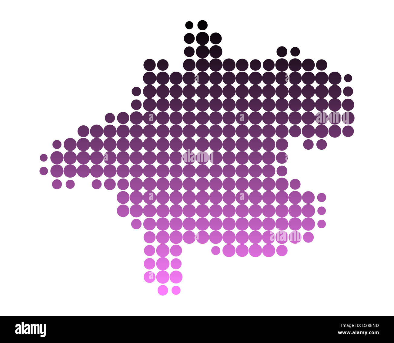Map of Upper Austria Stock Photo Alamy