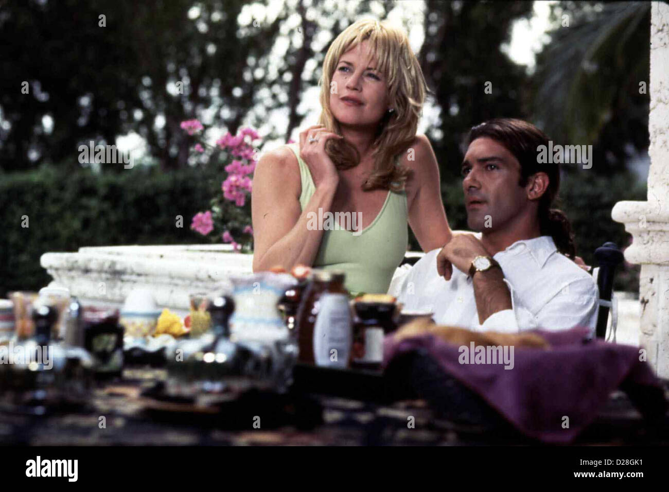 Eine Blondine Zuviel - Two Much  Two Much  Melanie Griffith, Antonio Banderas Der smarte Kunsthaendler Art (Antonio Banderas) Stock Photo