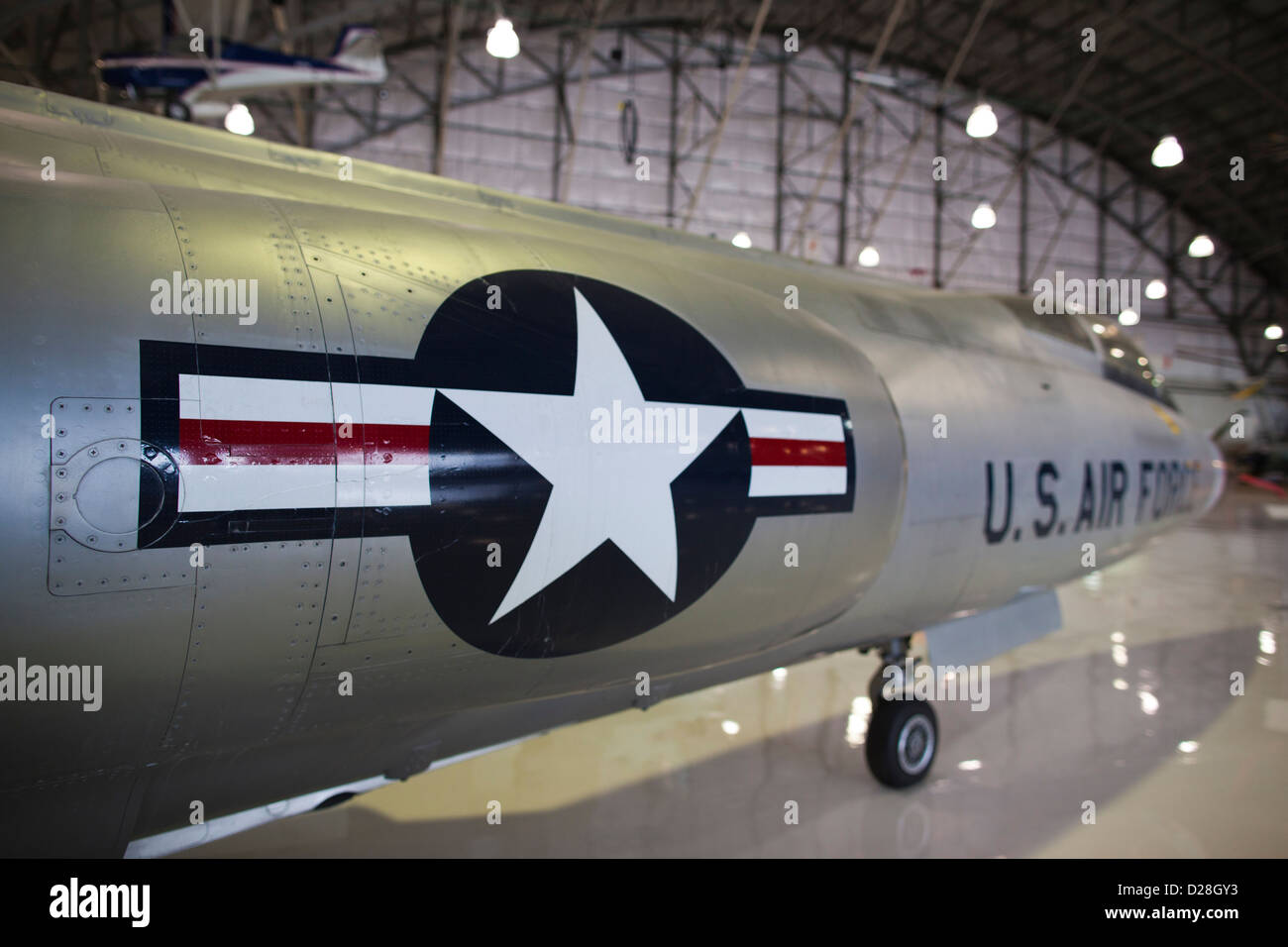 USA, Colorado, Denver, Wings over the Rockies, Air and Space Museum, F-104 Starfighter, detail Stock Photo
