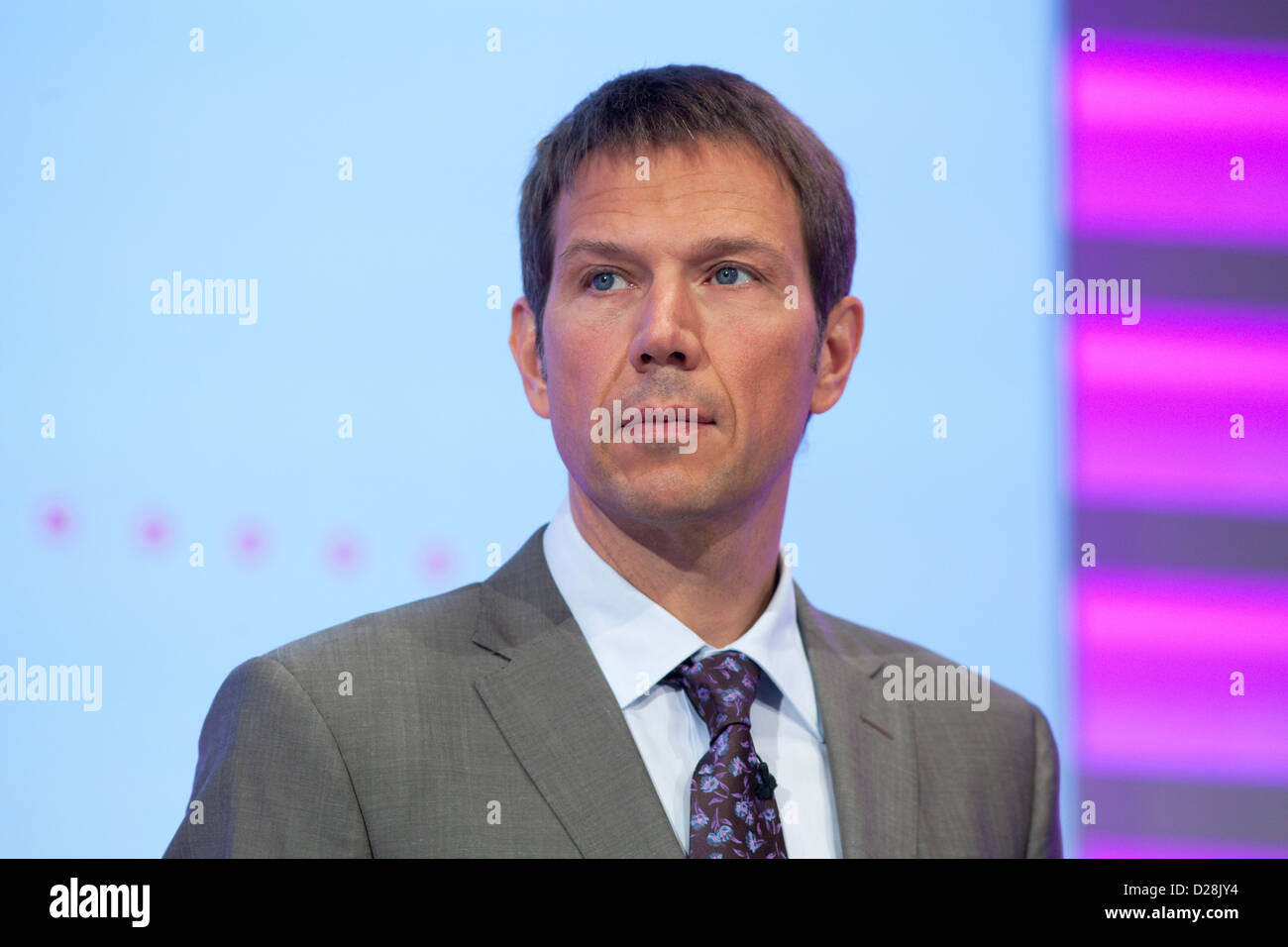 Bonn, Germany, Rene Obermann, CEO of the German Telekom AG Stock Photo