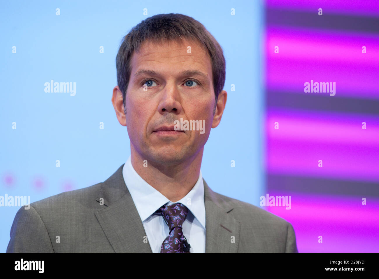 Bonn, Germany, Rene Obermann, CEO of the German Telekom AG Stock Photo