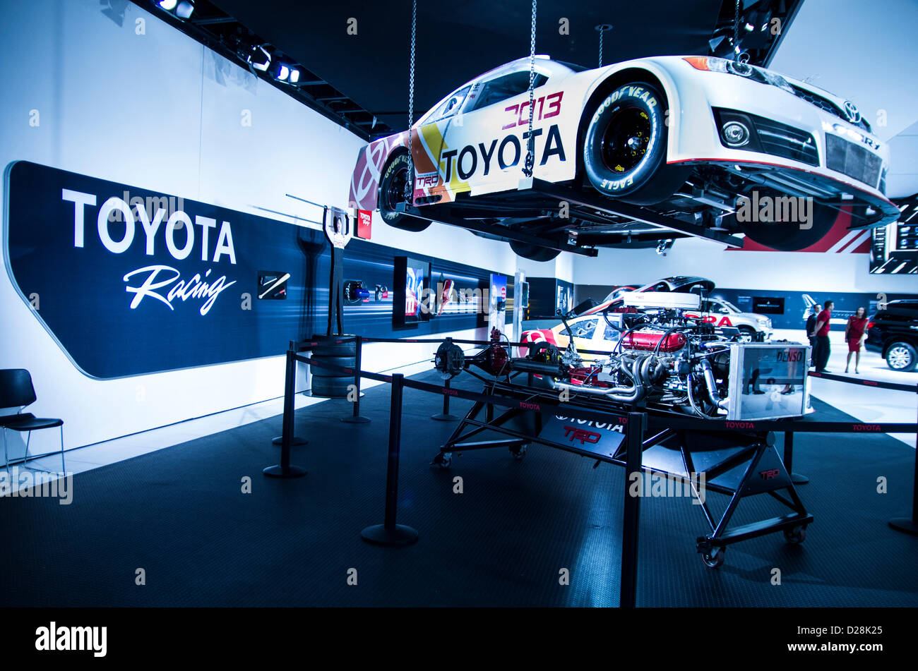 Toyota racing (bodywork and engine) (in american International Auto Show (NAIAS) 2013 Stock