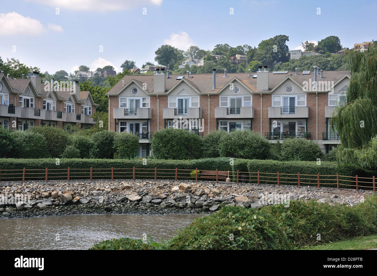 Hudson Riverfront Apartments, New Jersey, USA Stock Photo Alamy