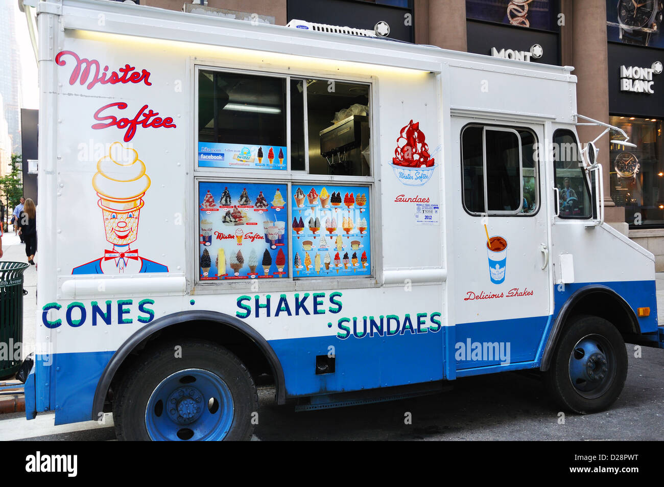 new york ice cream truck menu