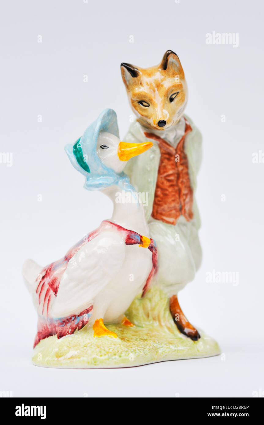【M様・ご確認】Jemima Puddleduck Meets Foxy】 Art Prints of Jemima Puddle Duck & the Fox by Beatrix Potter