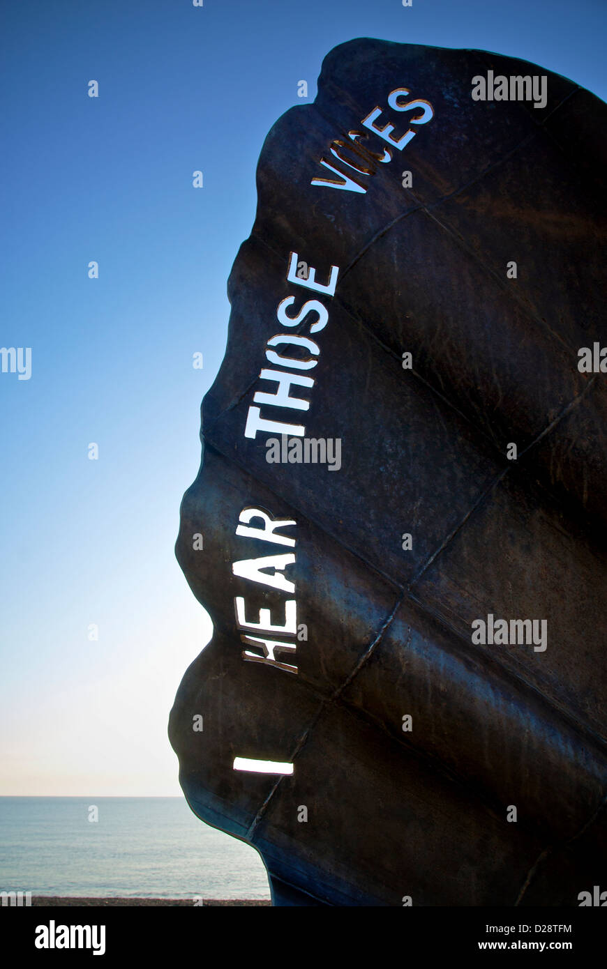 Aldeburgh Suffolk UK Beach Shell Sculpture Stock Photo Alamy