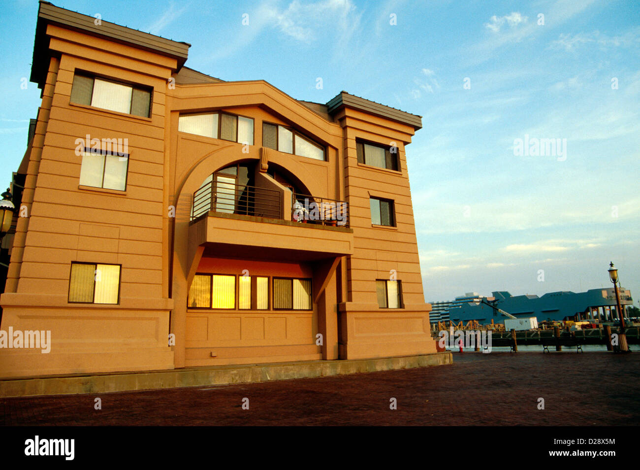 Virginia. Norfolk. Waterfront Homes Stock Photo Alamy