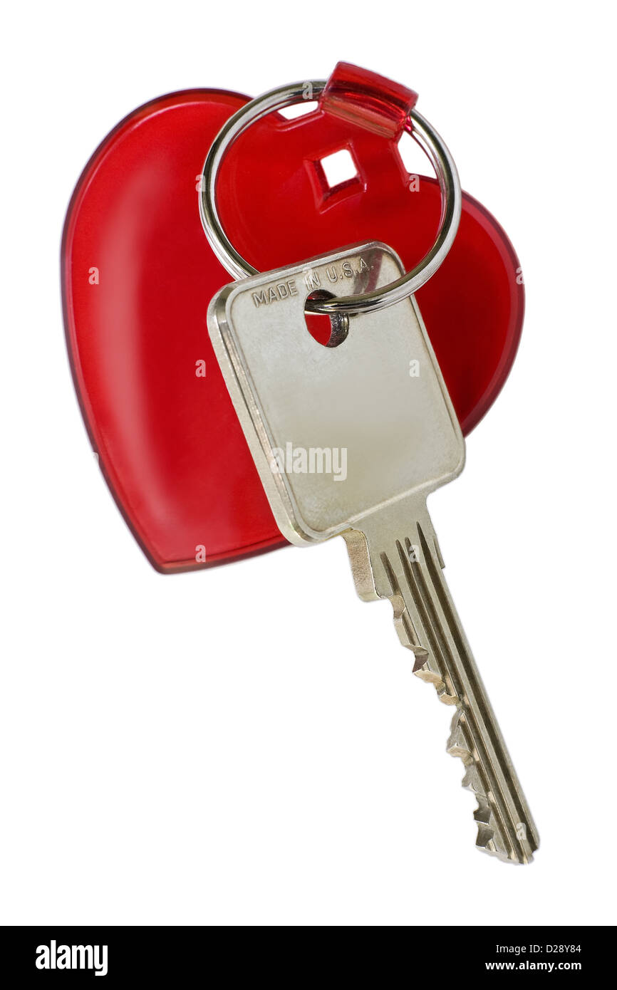 love key chain Stock Photo Alamy