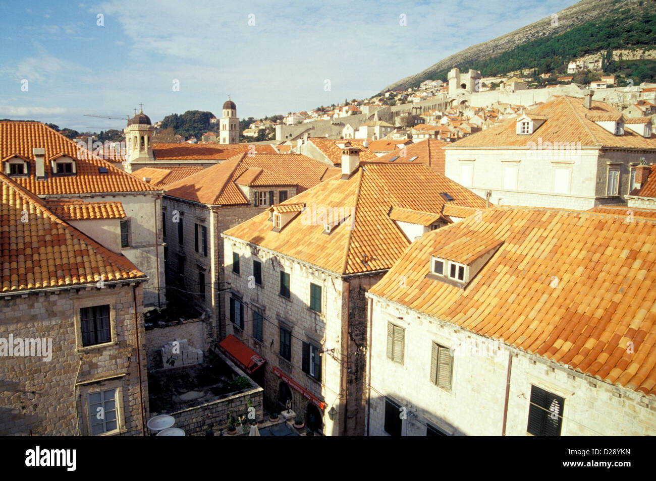 Croatia. Dubrovnik Rooftops Stock Photo - Alamy