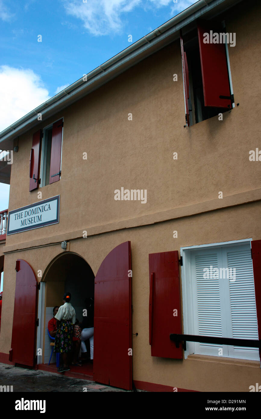 Dominica, Museum In Roseau Stock Photo Alamy