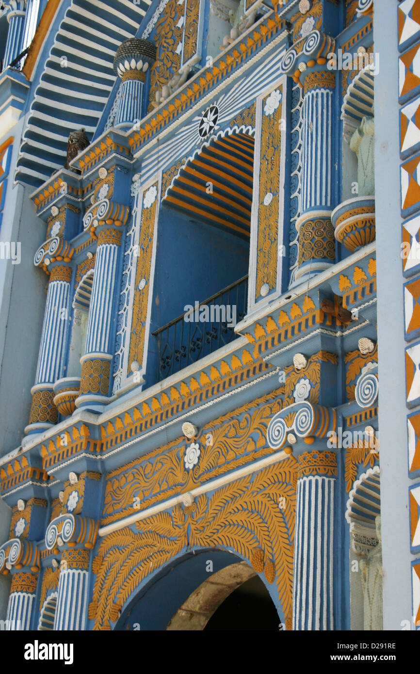 Mexico, Ocotlan Cathedral Details Stock Photo