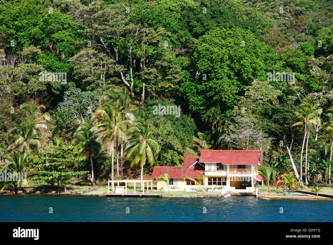 Panama, Portobelo House Stock Photo Alamy