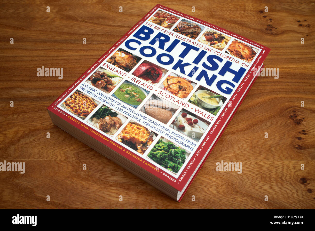 British cooking encyclopedia Stock Photo