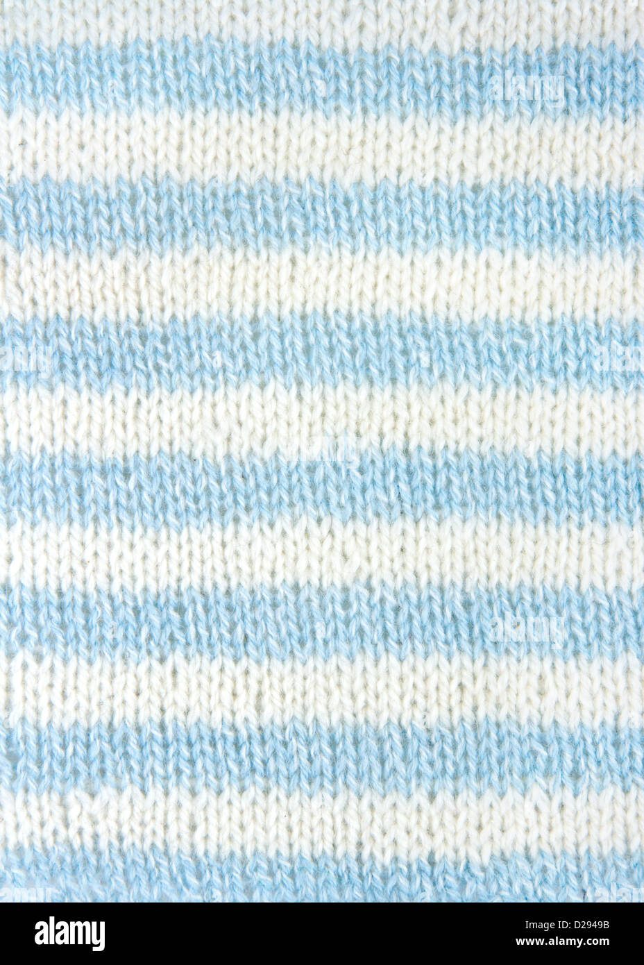 White and light blue striped knitting background Stock Photo - Alamy