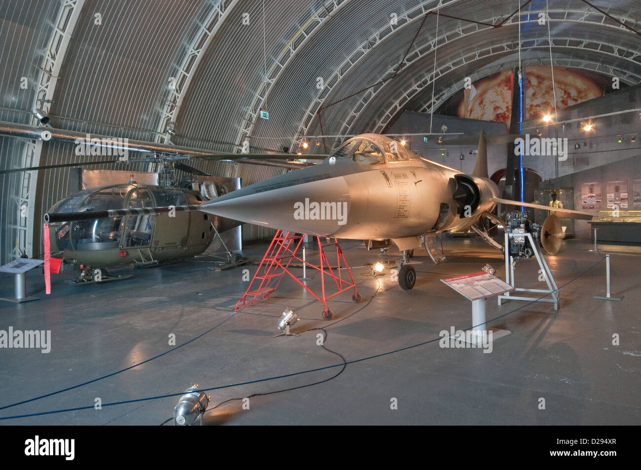 Lockheed F-104S ASA-M Starfighter, US jet fighter, Polish Aviation Museum in Krakow, Poland Stock Photo