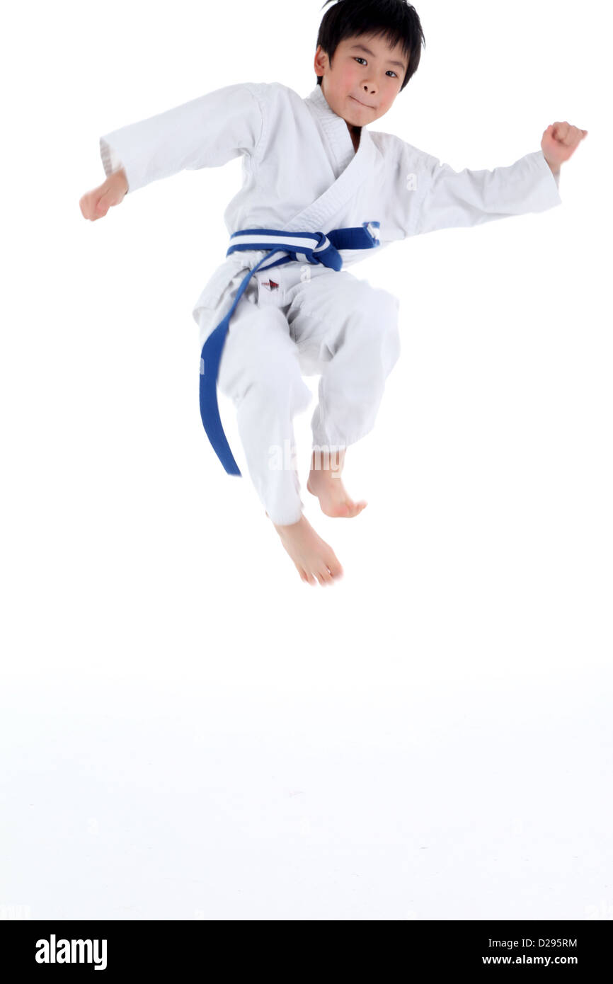 Kids Karate Flying Kick
