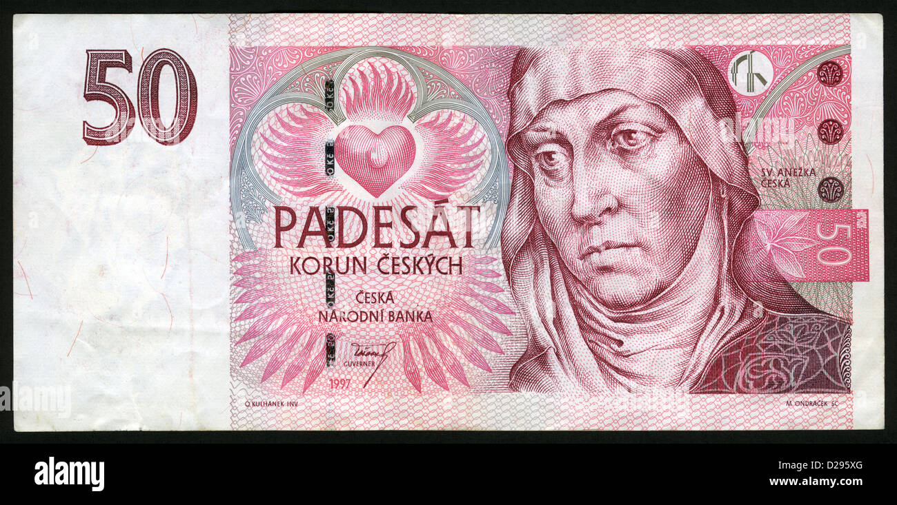 Banknote Currency 50 Czech Republic Stock Photo Alamy Banknote Currency 50 Czech Republic Stock Photo Alamy