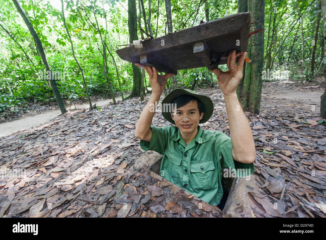Vietnam, Ho Chi Minh City, Cu Chi Tunnels Stock Photo Alamy