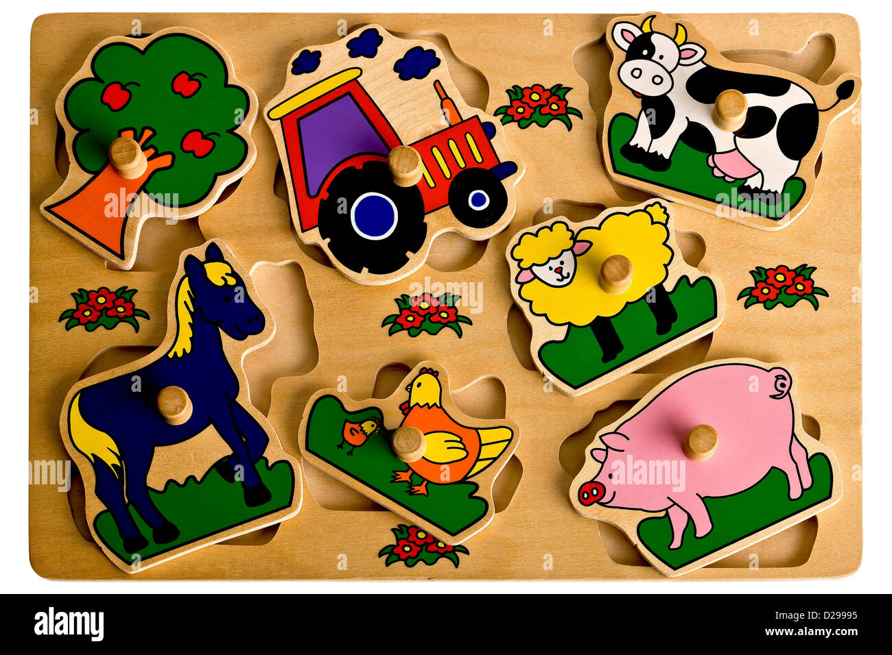 Beginner level jigsaw for small chi Stock Photo