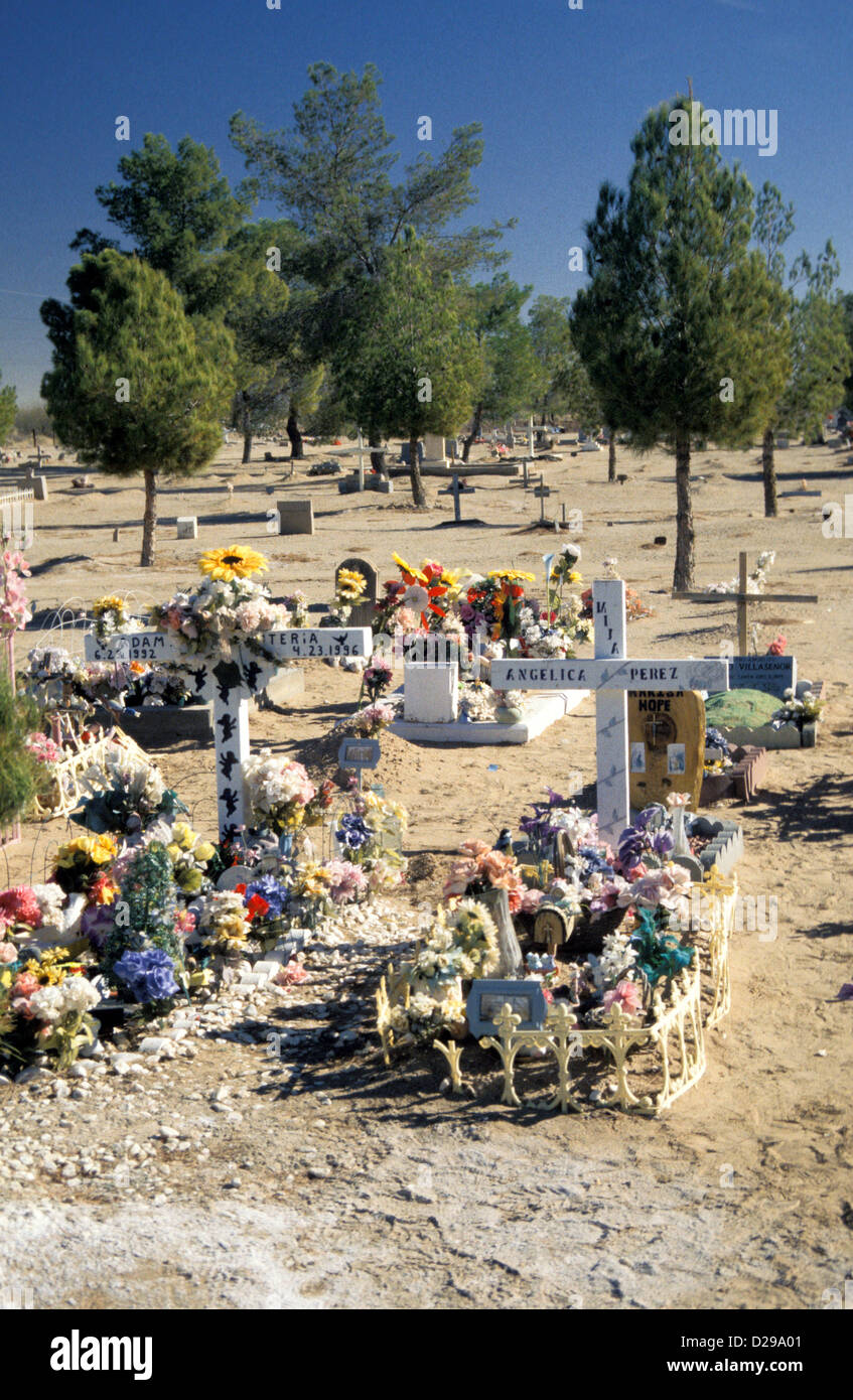 Arizona, Casa Grande. Cemetery Stock Photo Alamy