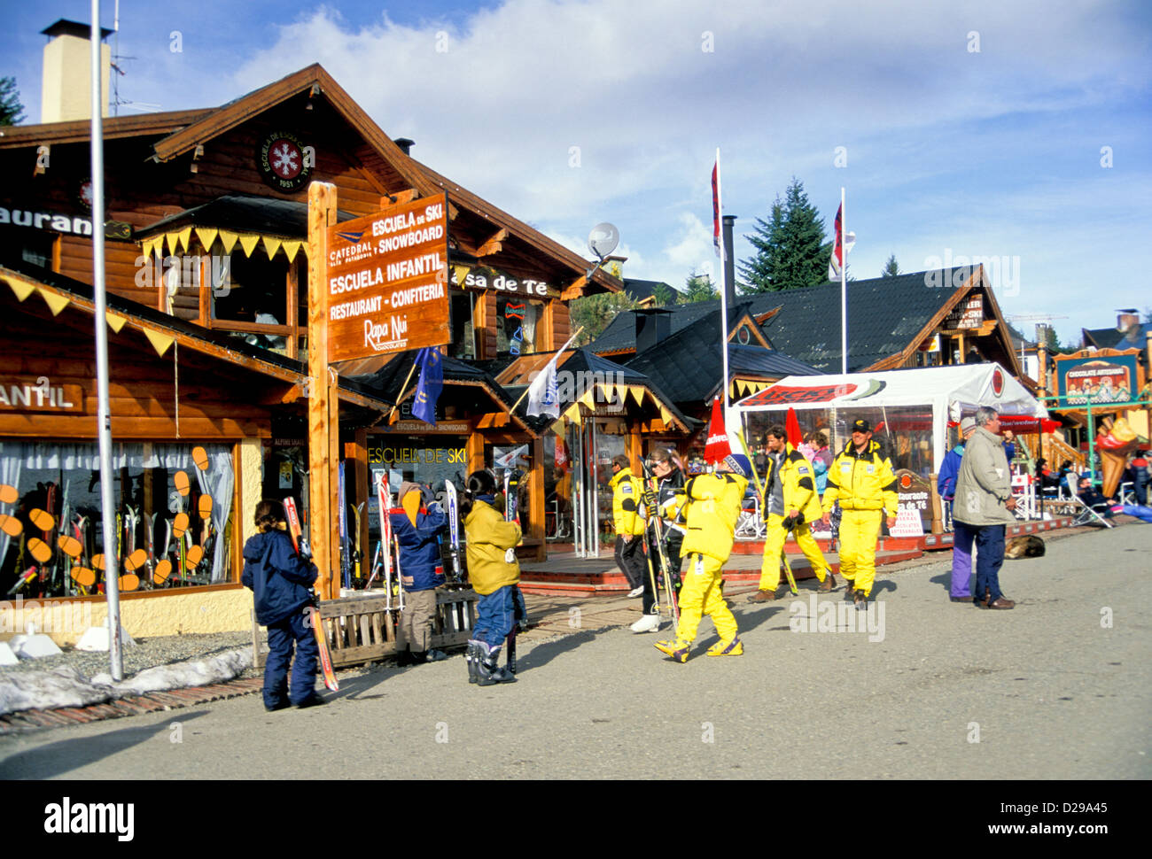 Argentina. Bariloche. Ski Area. Stock Photo