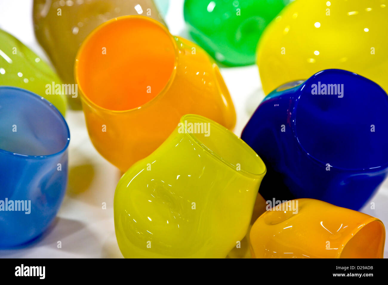 Funny shaped vases Stock Photo