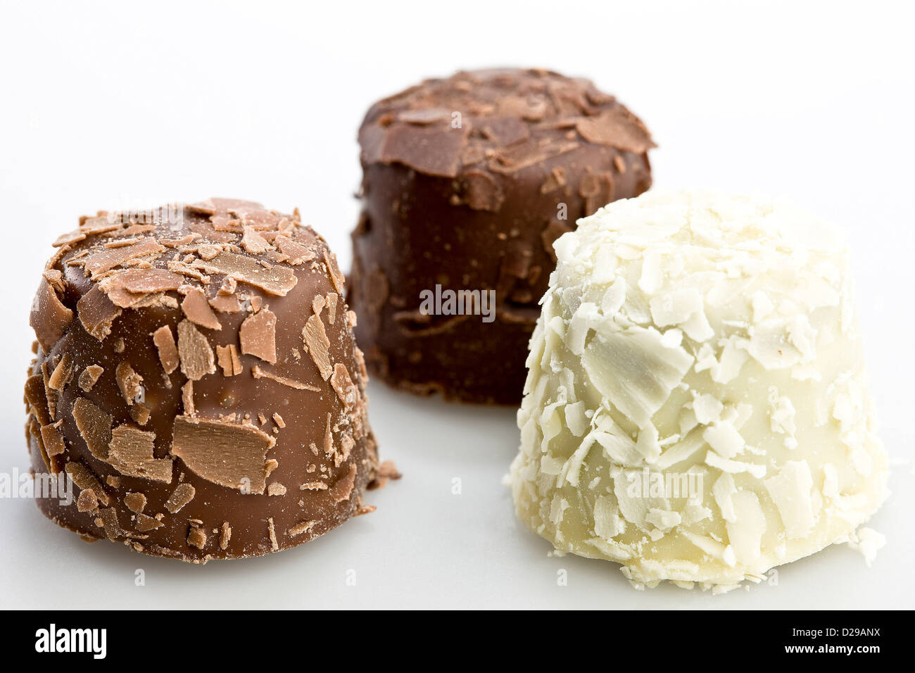 Chocolate with truffle filling Stock Photo Alamy