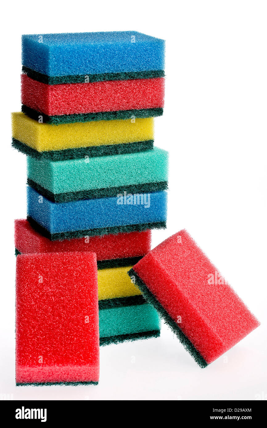 Pile of sponges Stock Photo Alamy