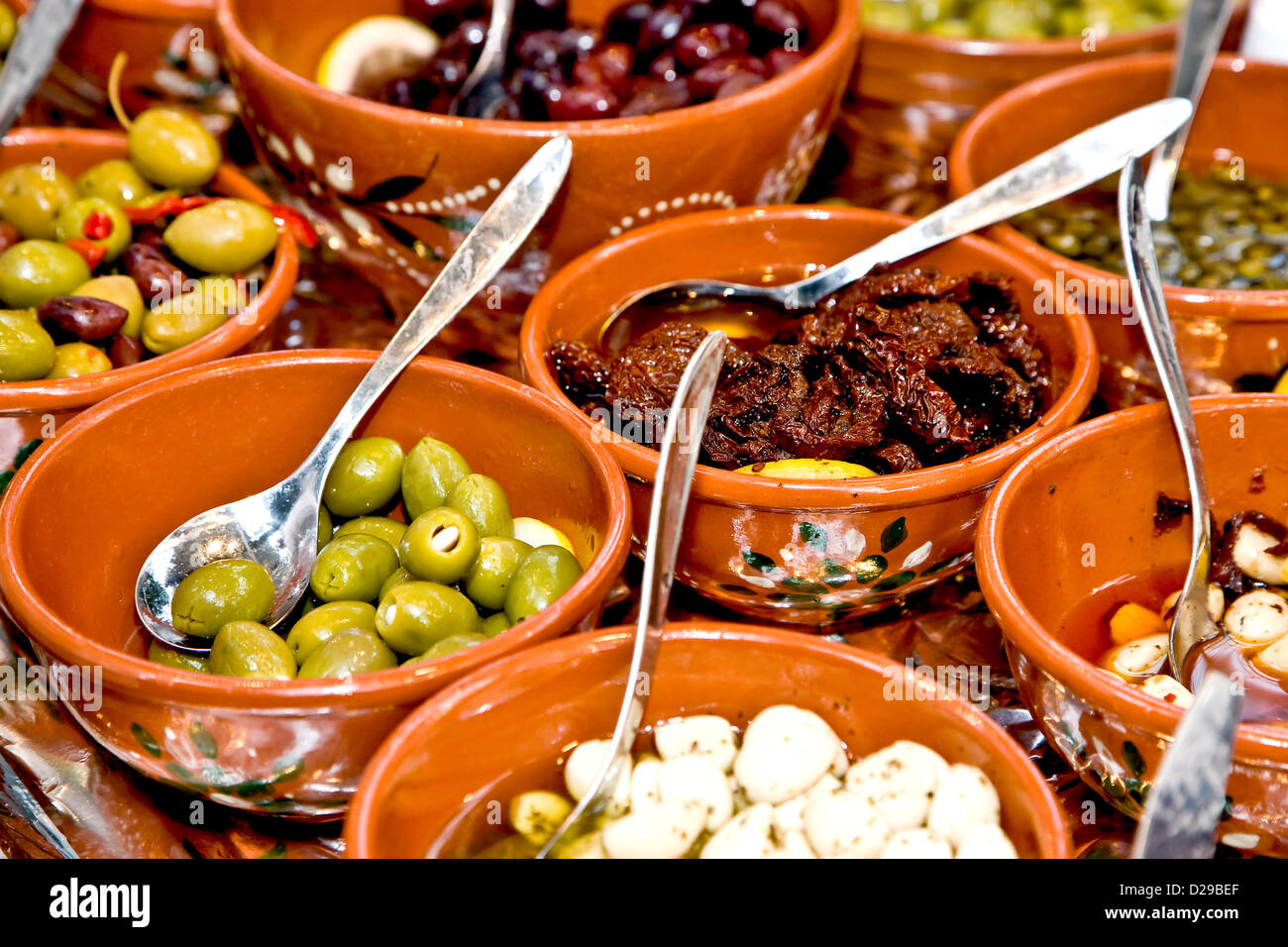 Mediterranean food Stock Photo