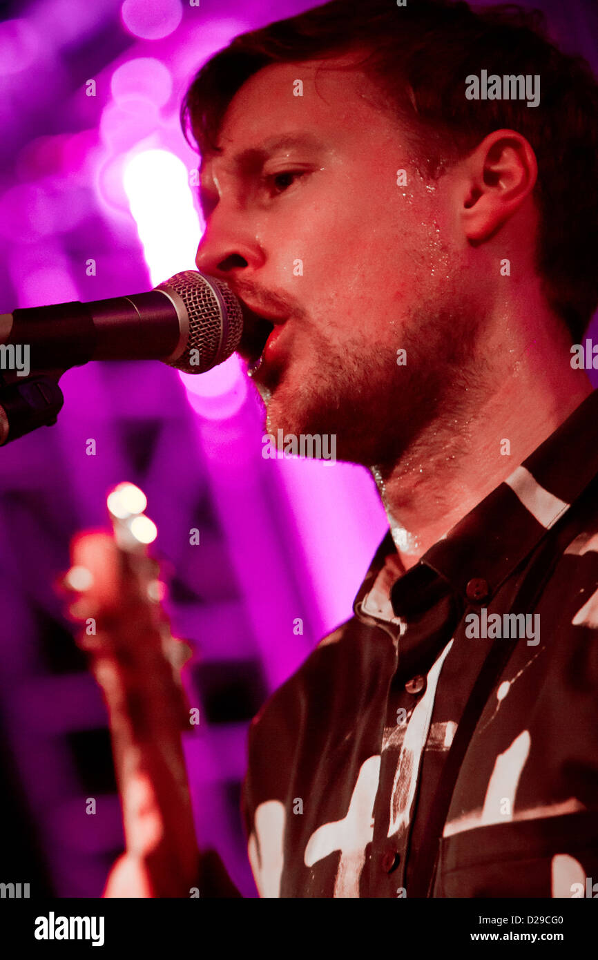 November 28, 2012 The Scottish rock group Django Django performing in