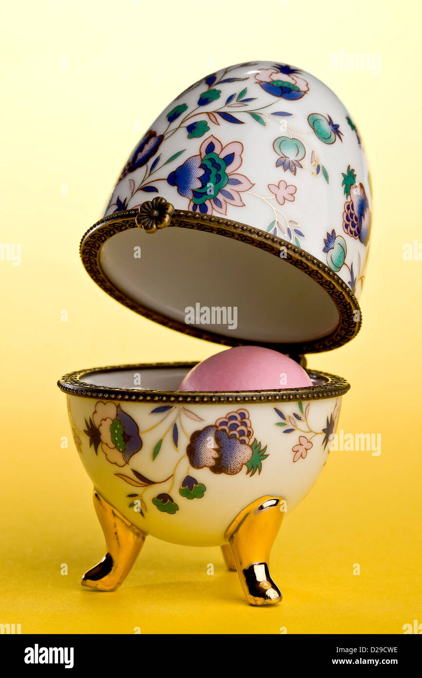 Russian style Easter Egg Stock Photo