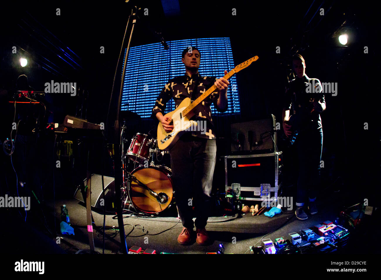 November 28, 2012 The Scottish rock group Django Django performing in