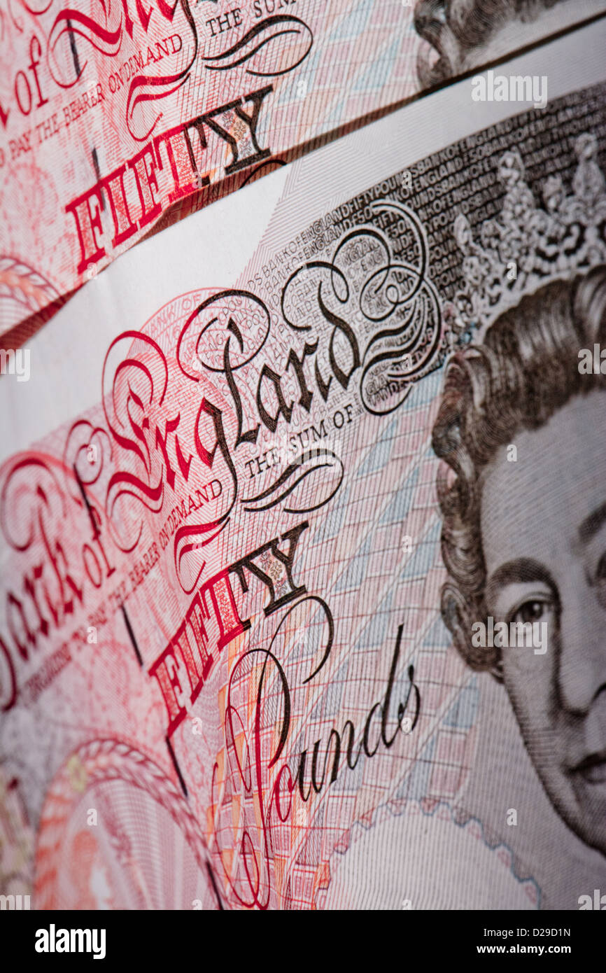 Fifty pounds notes hires stock photography and images Alamy