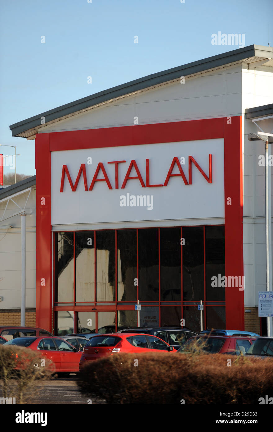 Matalan store at out of town retail park Hollingbury Brighton UK Stock Photo