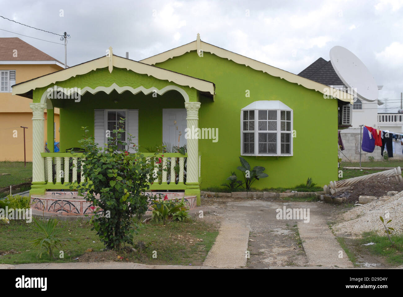 Montego Bay, Jamaica home Stock Photo
