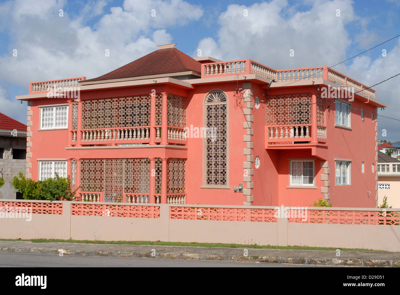 Montego Bay, Jamaica home Stock Photo Alamy