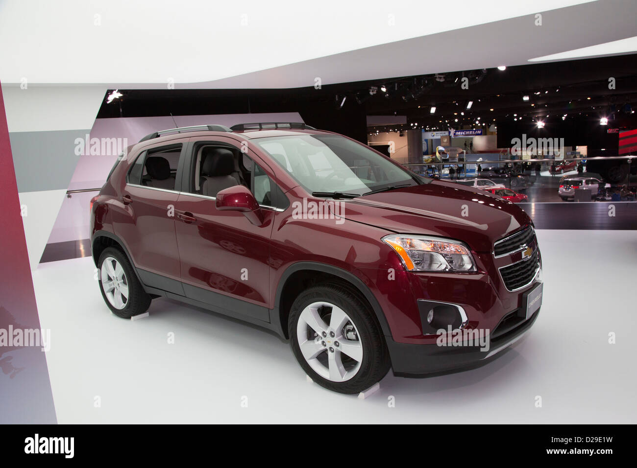 The Chevrolet Orlando on display at the North American International Auto Show Stock Photo