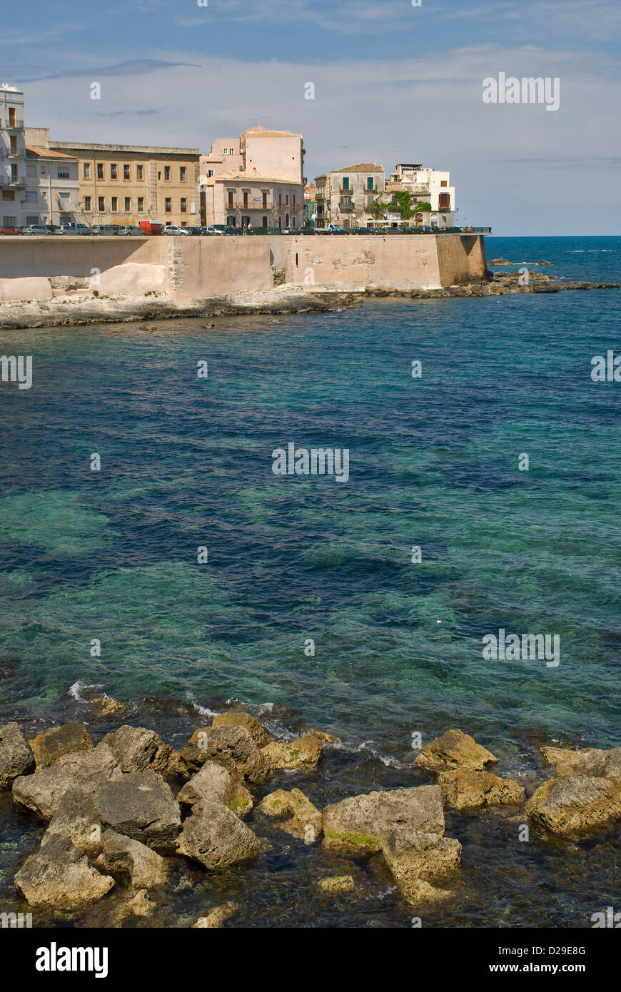 restaurant Sicily Syracuse Stock Photo Alamy