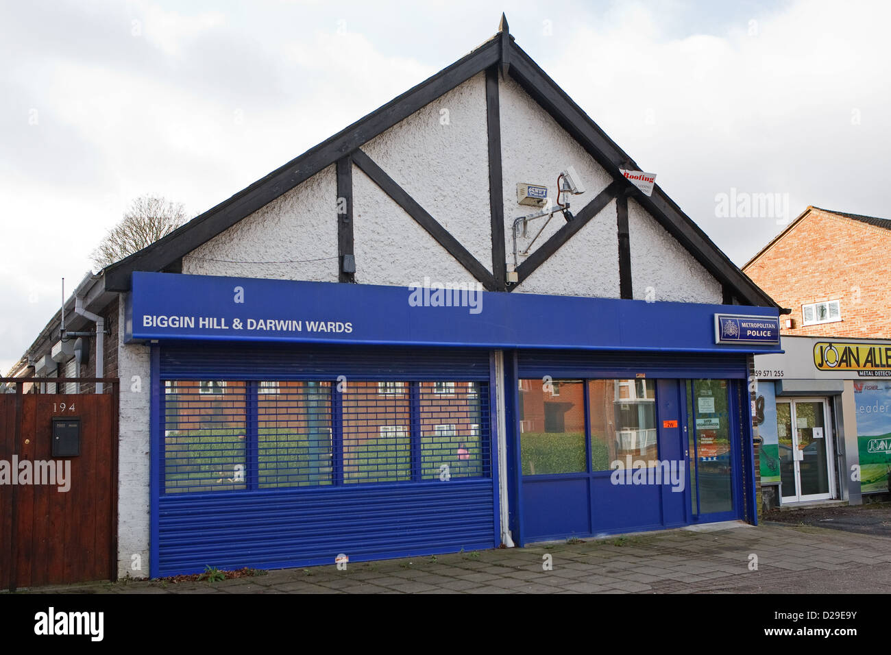 The Metropoiltan Police Shop in Biggin Hill Kent Stock Photo - Alamy