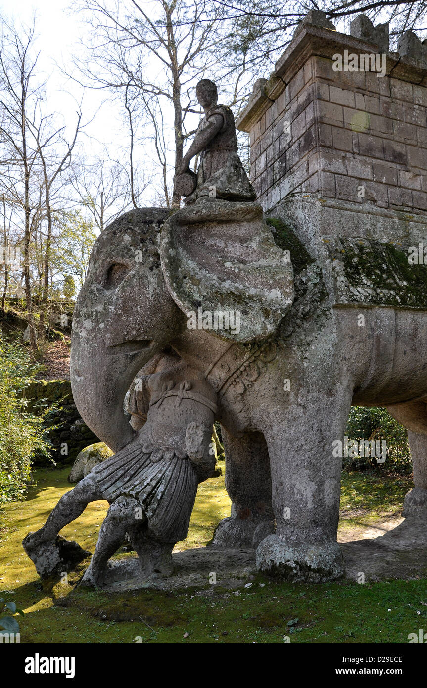 The Park Of The Monsters Also Named Garden Of Bomarzo Is A Stock