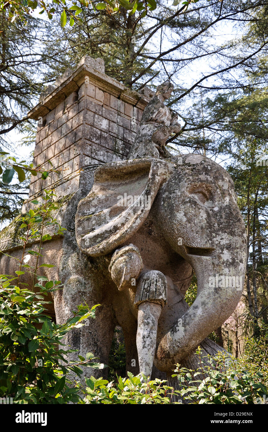 The Park Of The Monsters Also Named Garden Of Bomarzo Is A Stock