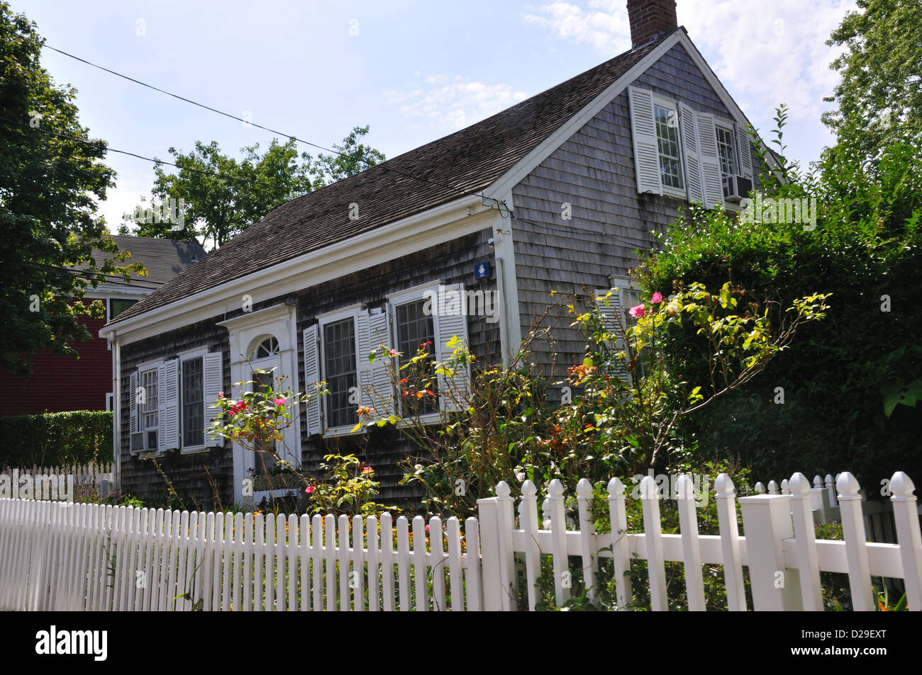 Cape Cod Style House In Cape Cod Massachusetts New England Usa Stock Photo Alamy