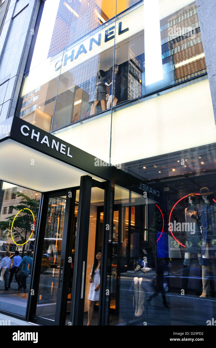 Chanel store, New York City, USA Stock Photo - Alamy