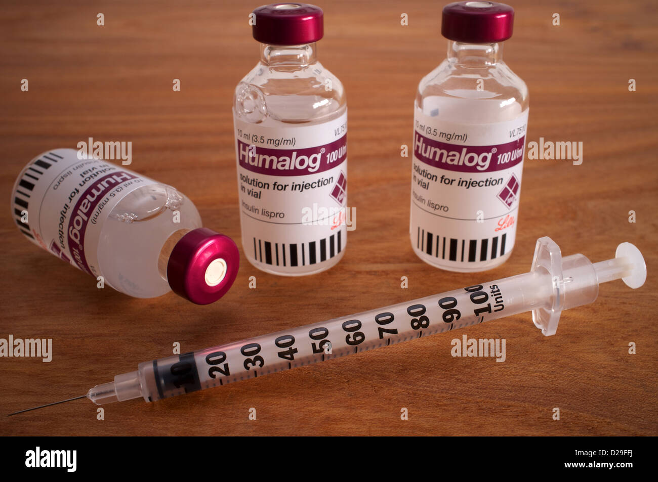 Humalog insulin Stock Photo Alamy