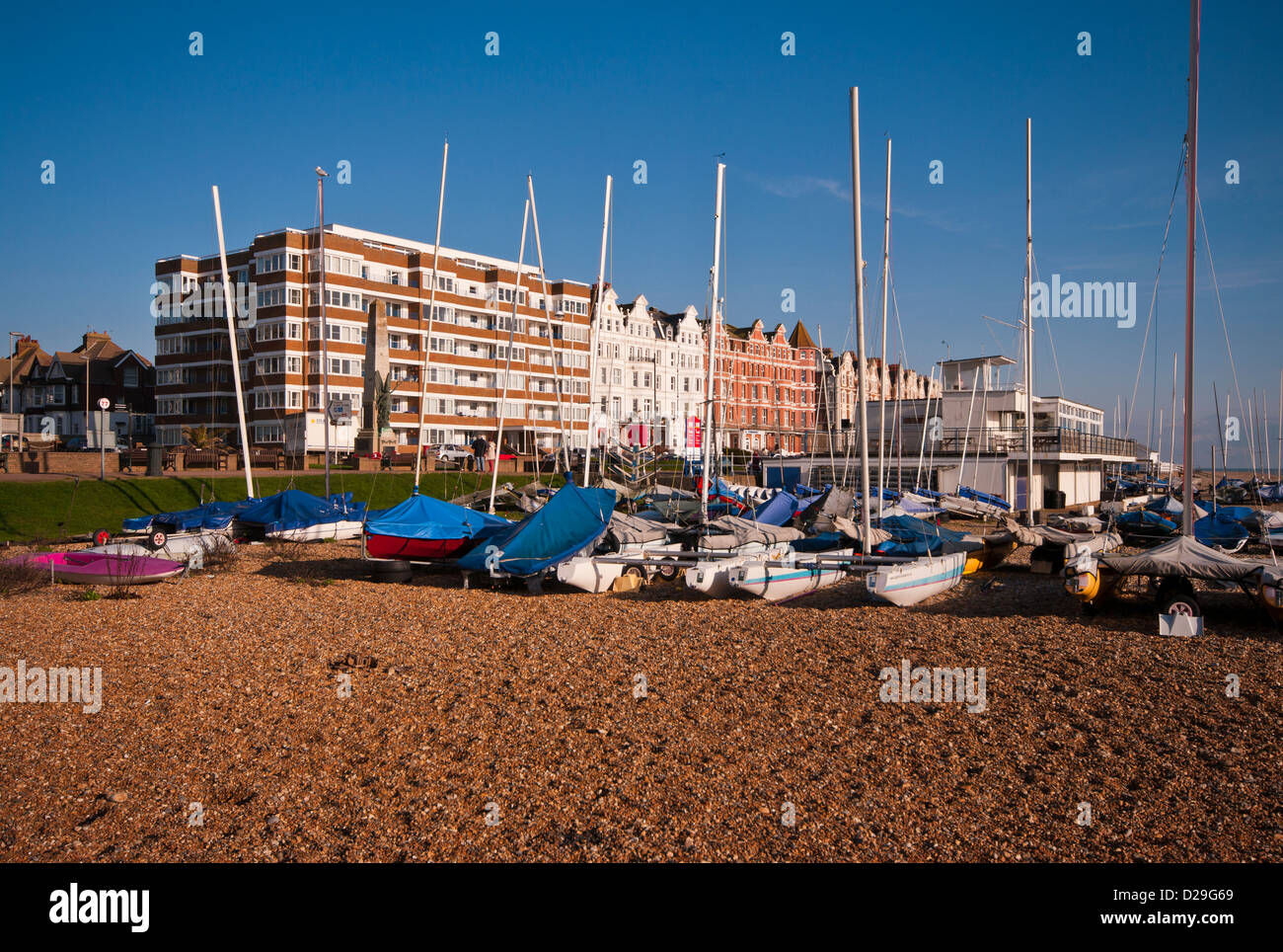 Bexhill Yacht Club On Bexhill on Sea Seafront East Sussex UK Stock Photo