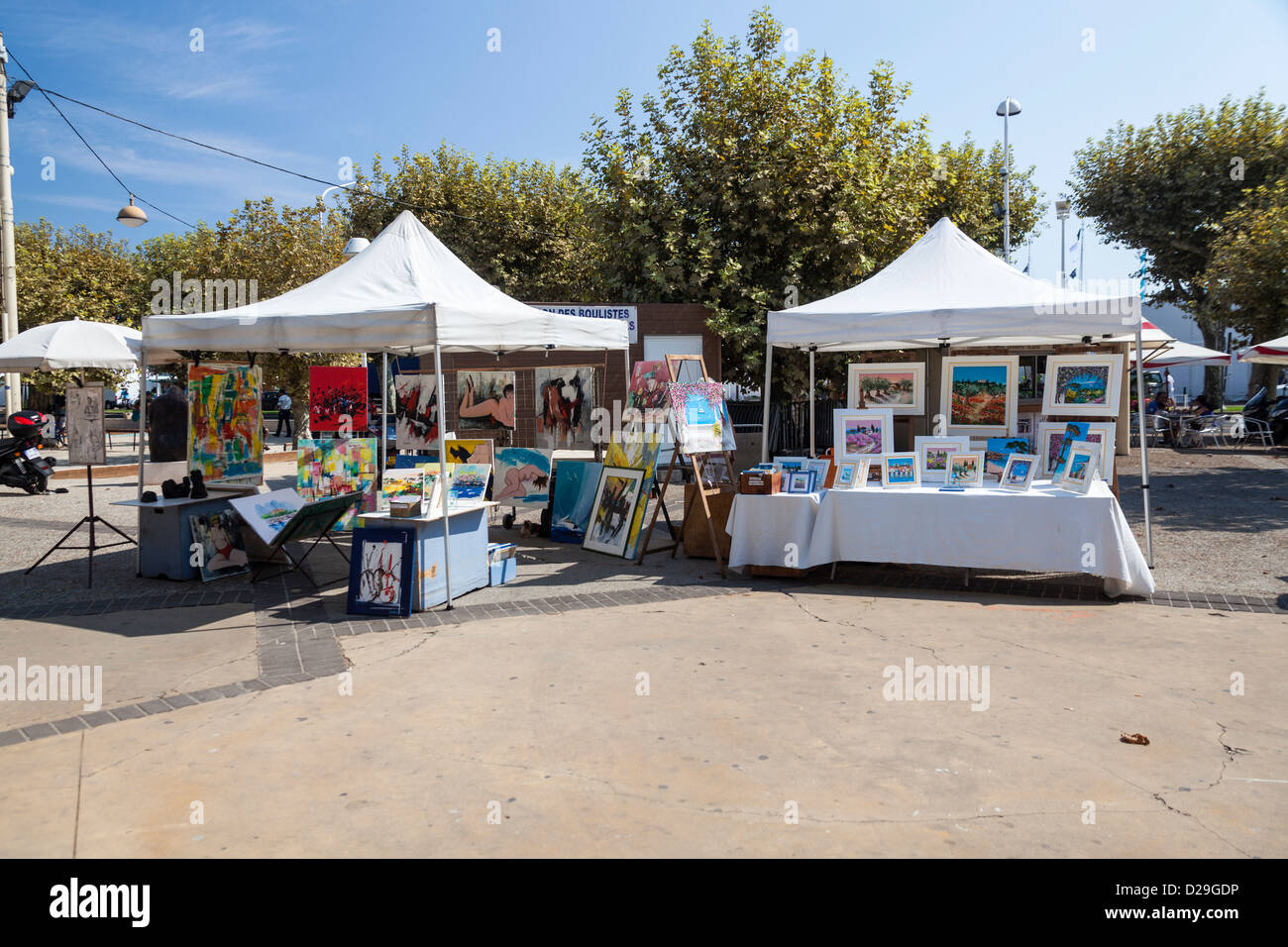 Cannes - the Mediterranean Metropole in France  Cannes - Französische Hafenstadt am Mittelmeer Stock Photo