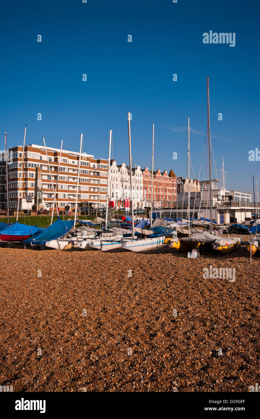 Bexhill Yacht Club On Bexhill on Sea Seafront East Sussex UK Stock Photo
