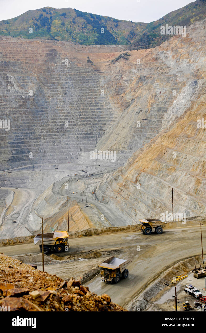 Utah Copper Mine Stock Photo