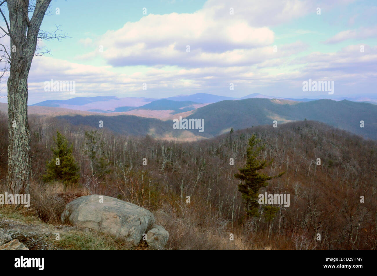 Appalachian Mountains Virginia Stock Photo